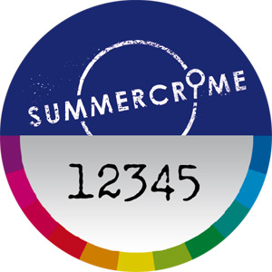 Summercrime Code-Aufkleber